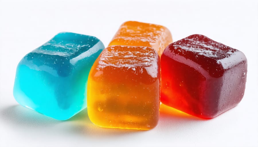 Delta-9 THC gummies in child-resistant container showing safety packaging features